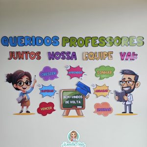 Painel volta às aula para professores