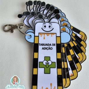 Chaveiro tabuada de adição
