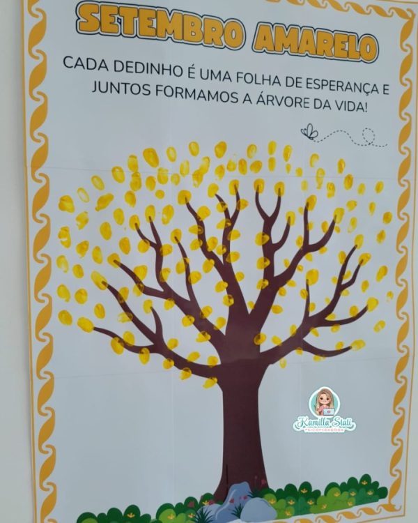 Mural dos dedinhos: setembro amarelo - Imagem 5
