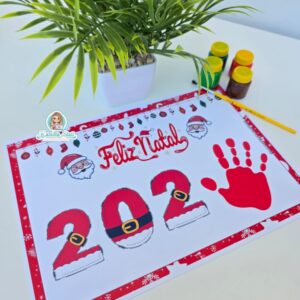 Atividade Interativa de Natal Mãozinha 2025