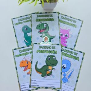 Capas para cadernos:  Dinossauro