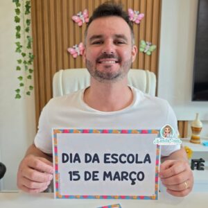 Plaquinhas para apresentação dia da escola