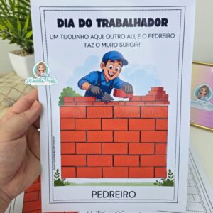 Atividade interativa Dia do Trabalhador: Pedreiro