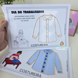 Atividade interativa Dia do Trabalhador: Costureira