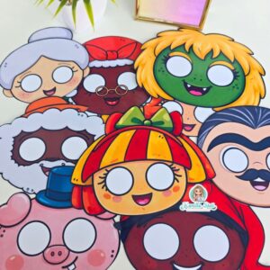 Máscaras personagens do sítio do picapau amarelo